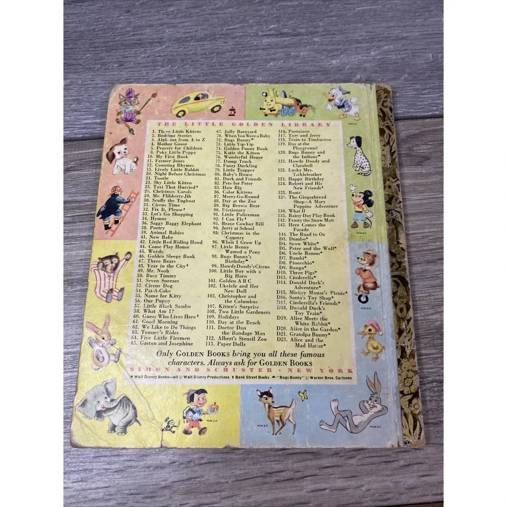 The Taxi That Hurried A Little Golden Book‎ by Sprague Mitchell Vintage 1946